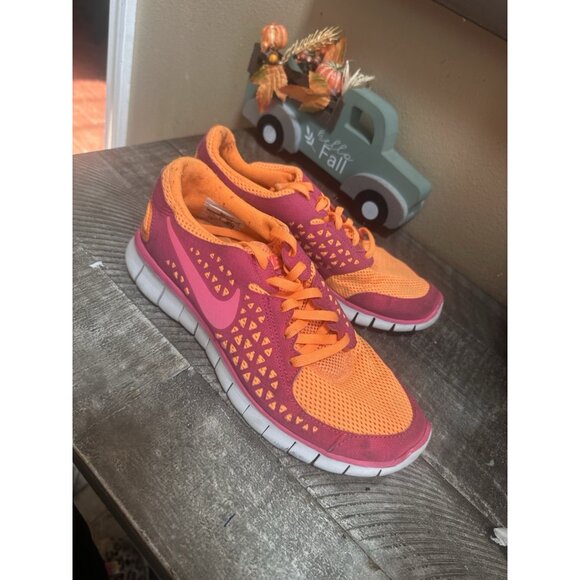 Nike Flex 2013 Run Women's Running Shoes Sz 8.5 Pink Sneakers Athletic - Picture 3 of 5